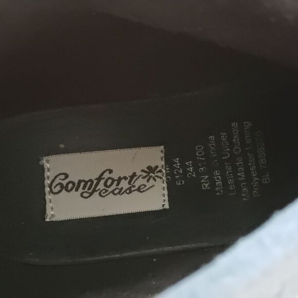 Comfort Ease blue suede fringed ankle boots. size 5 - Picture 6 of 6